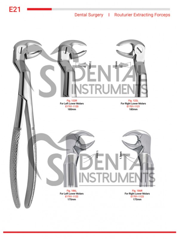 Routurier Extracting Forceps