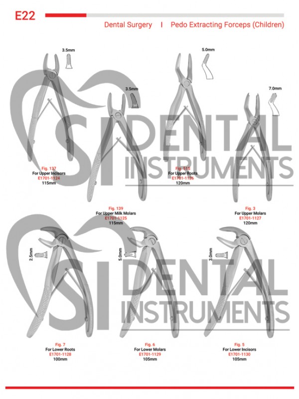 Pedo Extracting Forceps (Children)