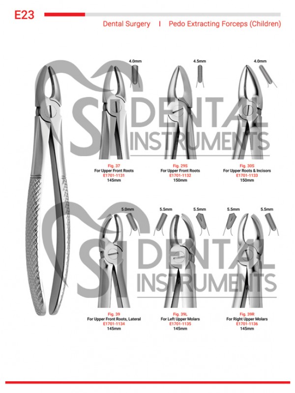 Pedo Extracting Forceps (Children)