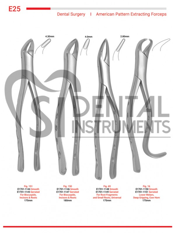 American Pattern Extracting Forceps