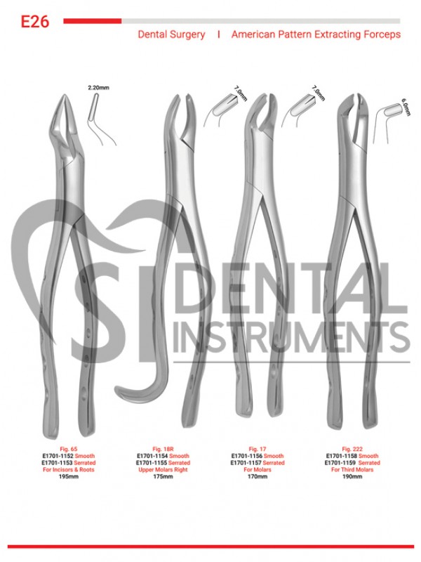 American Pattern Extracting Forceps