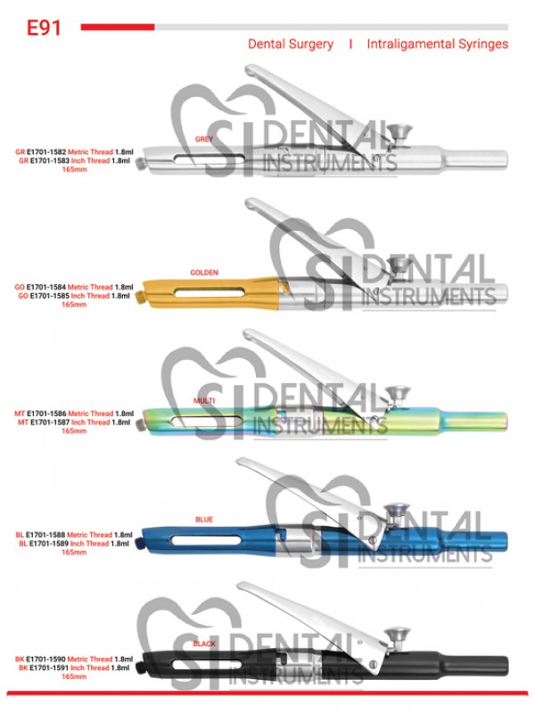 Intraligamental Syringes