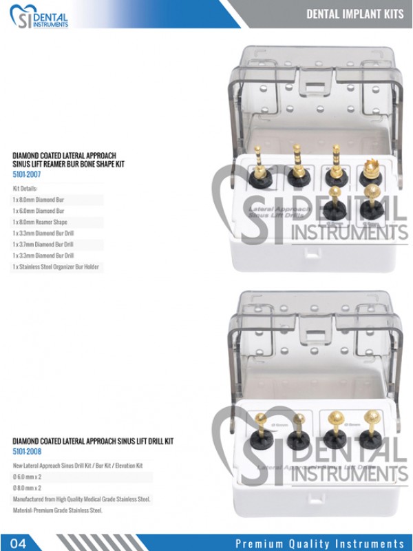 Lateral Approach Sinus Lift Kit 