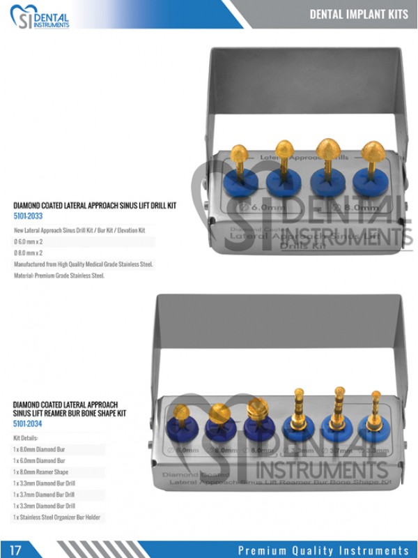 Lateral Approach Sinus Lift Kit 