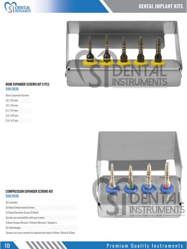 Bone Expander Screw Kit 