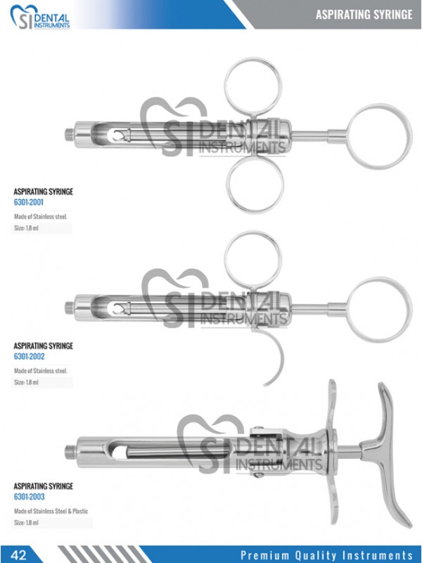 Aspirating Syringe